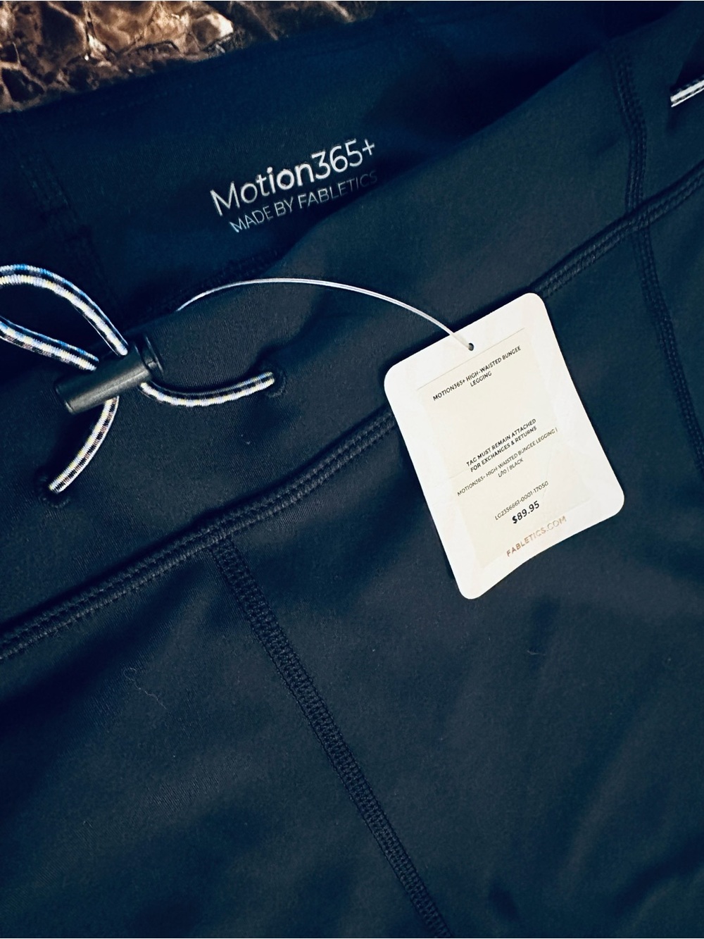 Motion365+ by Fabletics Black Motion Leggings